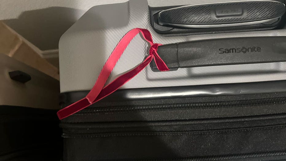 Flight passenger shows luggage resembling prop from airport thriller 'Carry-On,' sparking reactions