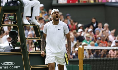 Focused Kyrgios ousts Nakashima in five sets to reach Wimbledon last eight