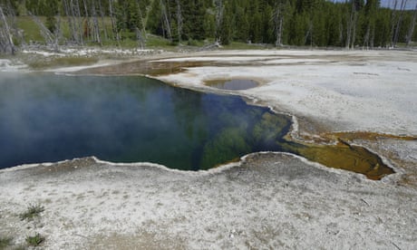 Foot (and shoe) found floating in a Yellowstone park hot spring