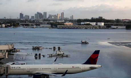 Foot of rain causes severe flooding in South Florida in ‘1-in-1,000 year event’