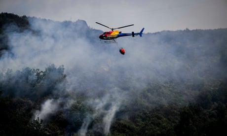 Forest fires rage across Europe as heatwave sends temperatures soaring