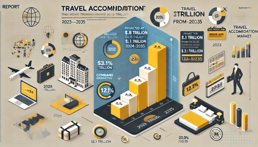 Global Travel Accommodation Market to Skyrocket to $3.14 Trillion by 2035: Driven by Luxury Stays and Solo Travel Surge