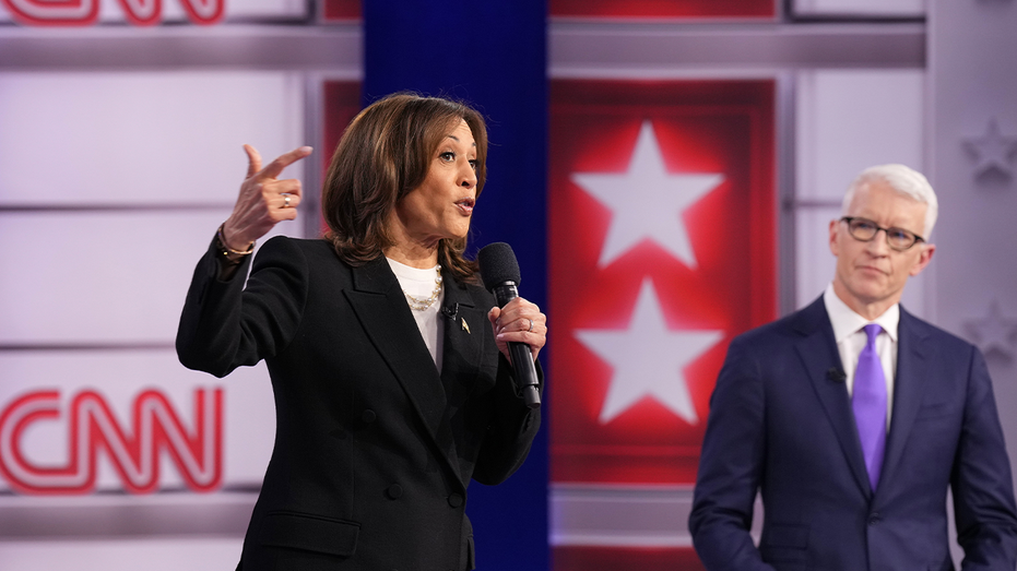 Harris cites Trump more than two dozen times while pressed for policy issues in CNN town hall