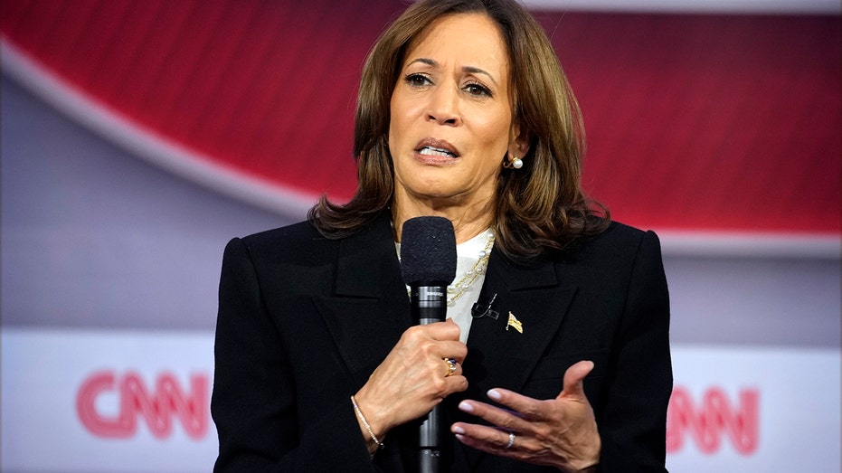 Harris dodges border wall question, blames Trump despite record numbers on her watch