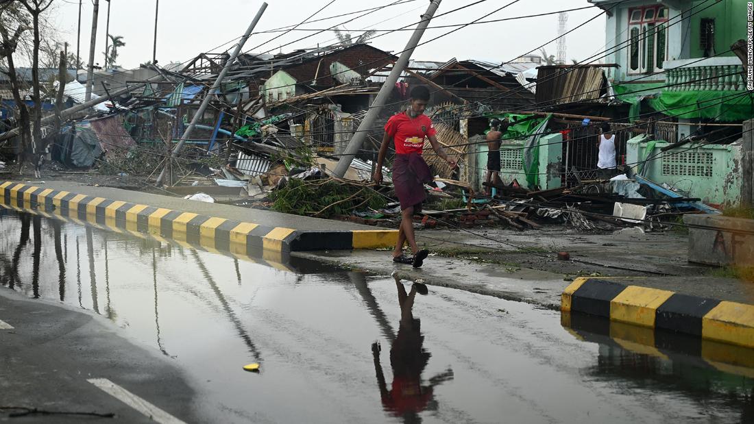 Hundreds feared dead in Myanmar after Cyclone Mocha