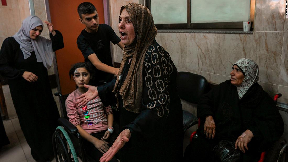 Hundreds likely dead in Gaza hospital blast, as Israeli blockade cripples medical response