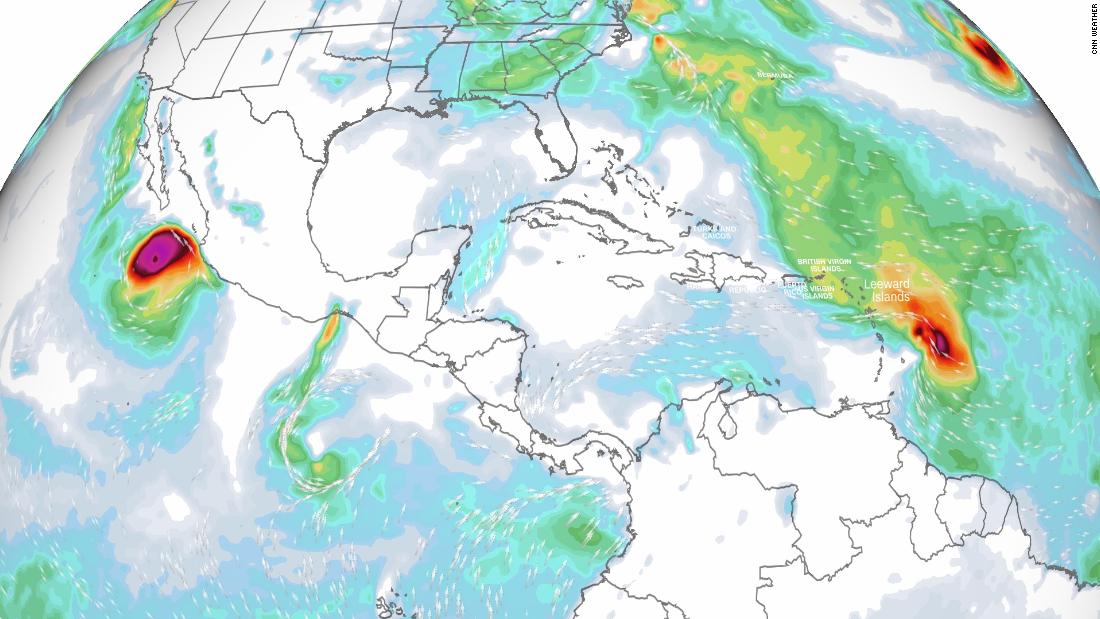 Hurricanes will strike land this weekend by two different oceans