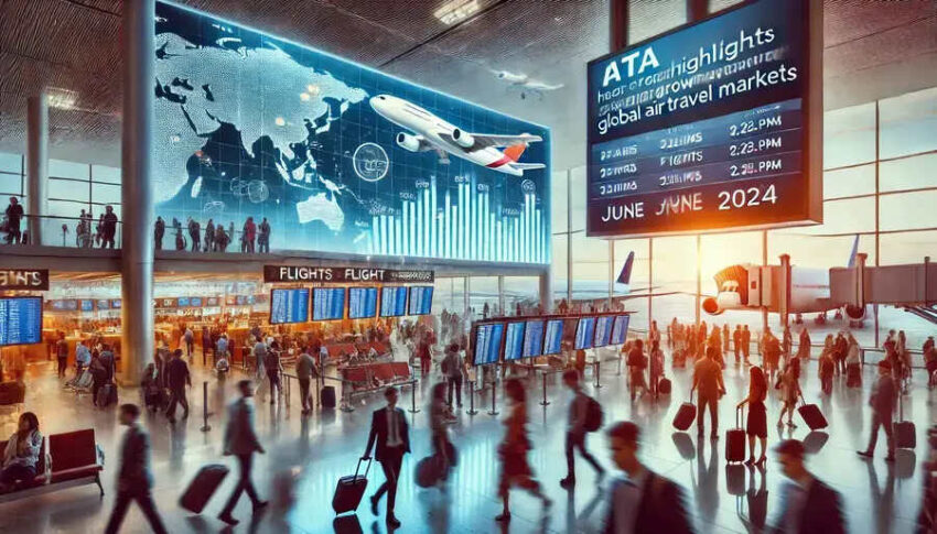 IATA Report Highlights Significant Growth In Global Air Travel Markets For June 2024