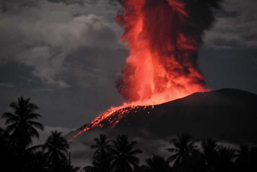 Indonesia's Mount Ibu erupts over 1,000 times in January, Raising tourism and safety concerns