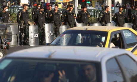 Iran forces shoot dead three protesters in Mahsa Amini's home province