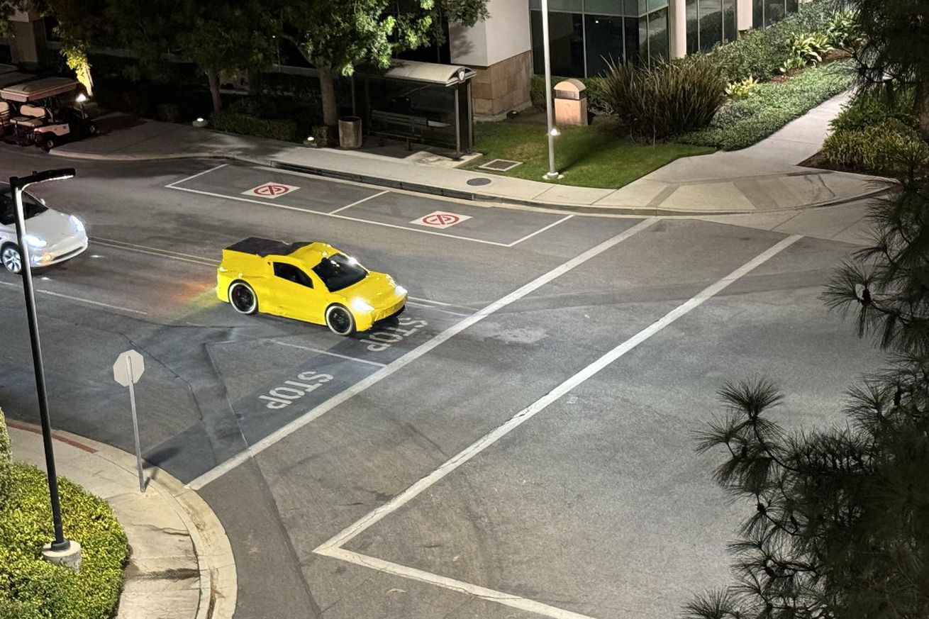 Is this weirdly shaped, canary yellow thing Tesla’s robotaxi?