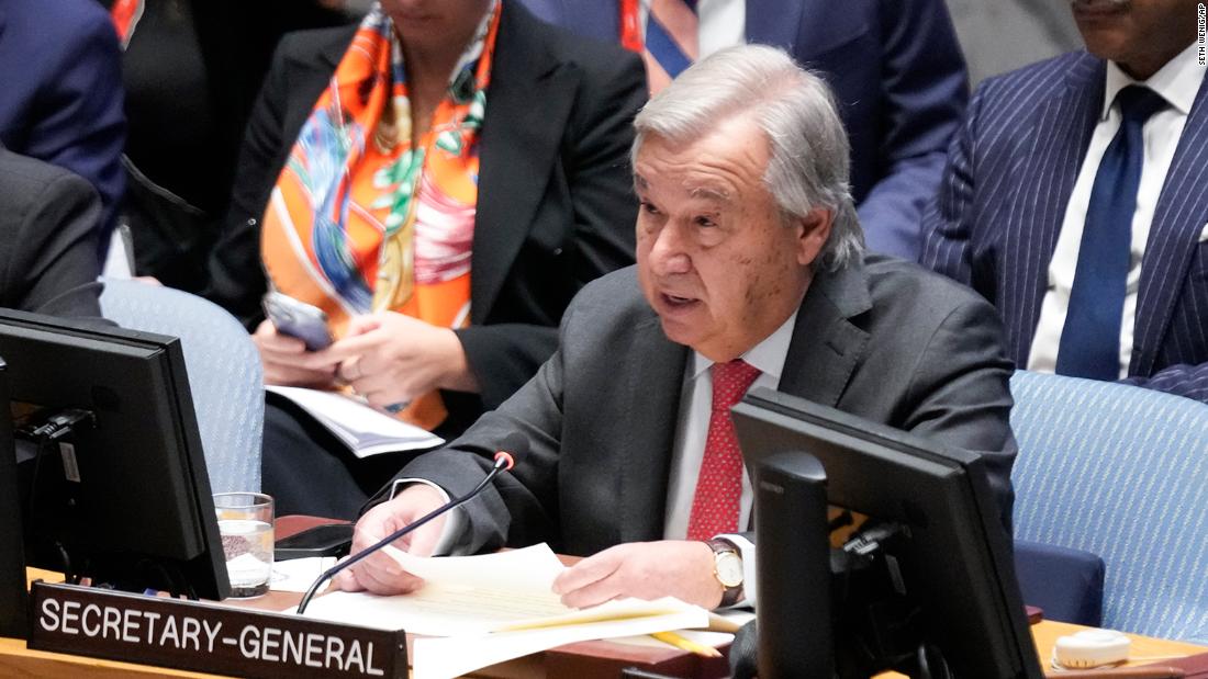 Israel-UN spat intensifies after Secretary General says Hamas attacks 'did not happen in a vacuum'