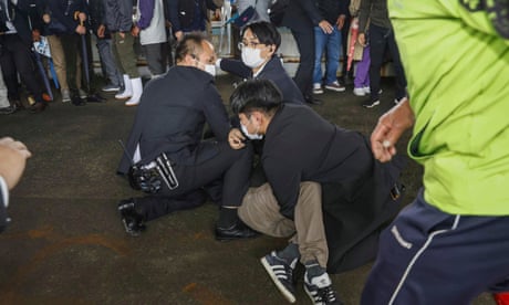 Japan’s PM escapes explosion unharmed after suspected attack