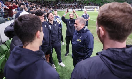 Jet lag, Cold Chisel and secret plans: Ange Postecoglou gives value for money on return to Australia | Jack Snape