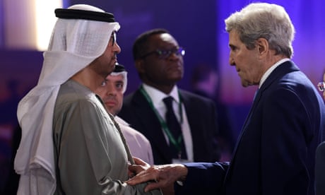 John Kerry backs UAE appointment of oil chief to oversee UN climate talks