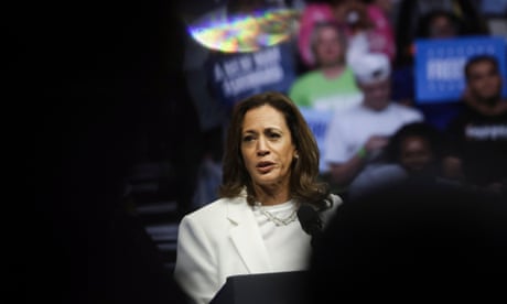 Kamala Harris says Trump ‘disrespected sacred ground’ on cemetery visit