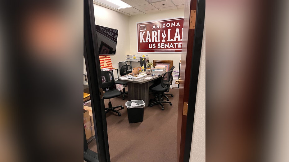 Kari Lake's office on lockdown after campaign staffer opened envelope with 'suspicious' substance inside