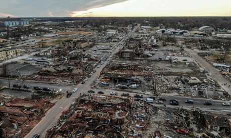 Kentucky tornadoes: up to 100 feared dead in historic US storms