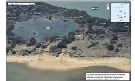 Leaked New Zealand military photos show scale of damage caused by Tonga volcano eruption