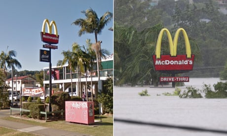 Lismore flooding: before and after pictures show the full scale of disaster