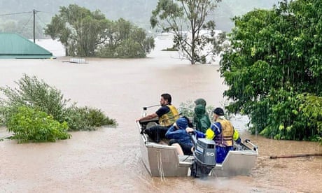 Lismore floods: man saves 16 people and five dogs after losing his own home