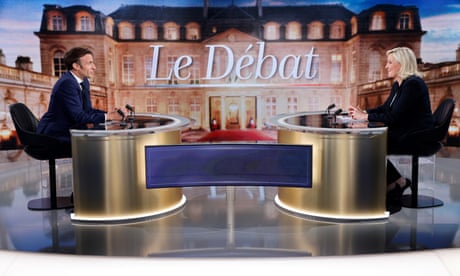 Macron and Le Pen go head-to-head in French presidential debate