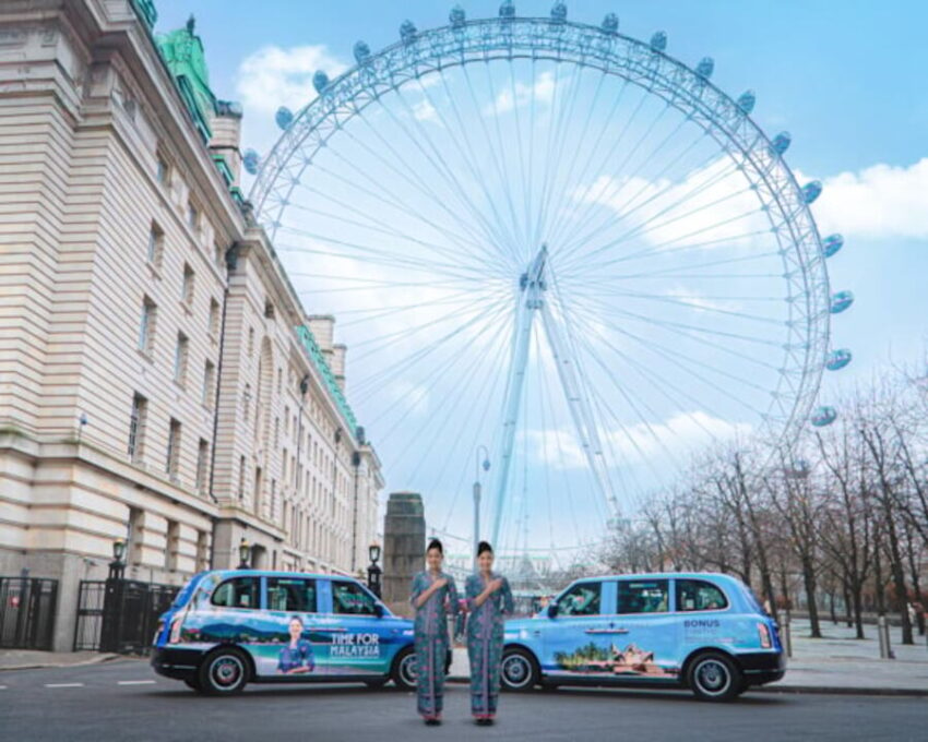 Malaysia Airlines Launches a Stunning â€˜Time Forâ€™ Campaign, Turning Londonâ€™s Taxis into Ambassadors of Asia