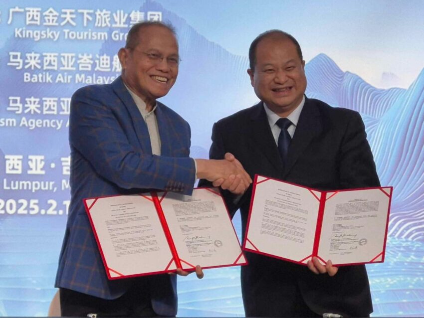 Malaysia Tourism Agency Association (MATA) and Guilin Travel Agent Association Forge Strategic Partnership to Boost Tourism Exchange
