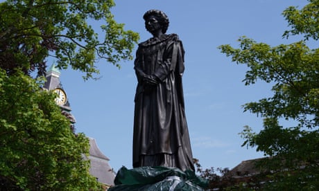 Margaret Thatcher statue egged within hours of it being installed