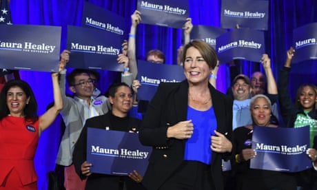 Massachusetts set to elect first female, gay governor over Trumpist opponent