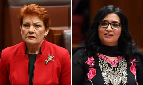 Mehreen Faruqi’s racism complaint over Pauline Hanson tweet accepted by Human Rights Commission