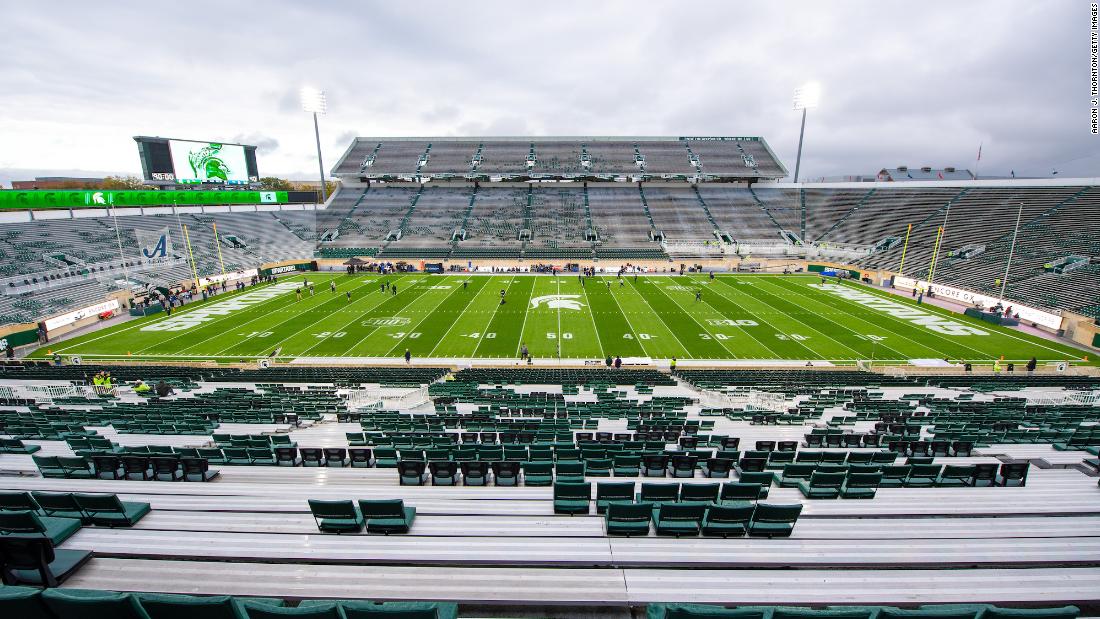 Michigan State apologizes for displaying picture of Adolf Hitler on the videoboard before a football game