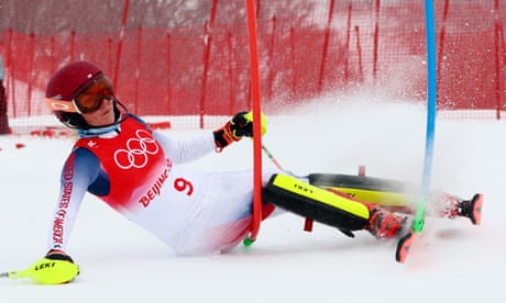 Mikaela Shiffrin’s Olympic nightmare goes on after third failure to finish