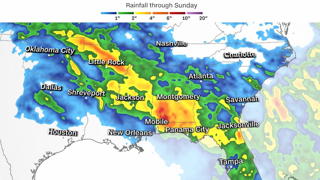 Millions across the South and Northeast could face severe weather today