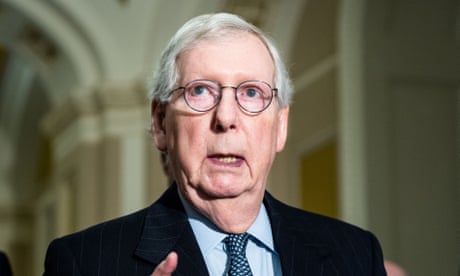 Mitch McConnell in hospital with concussion after fall in Washington DC