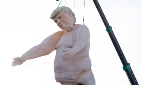 Nevada Republicans dismiss 43ft nude Trump effigy as ‘deplorable’