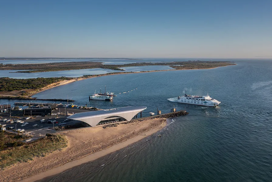 New ferry terminal opens at Queenscliff