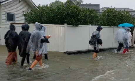 New Zealand floods: state of emergency in Auckland after torrential rain causes chaos