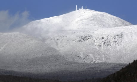 North-east arctic blast sets record -108F wind chill on New Hampshire summit