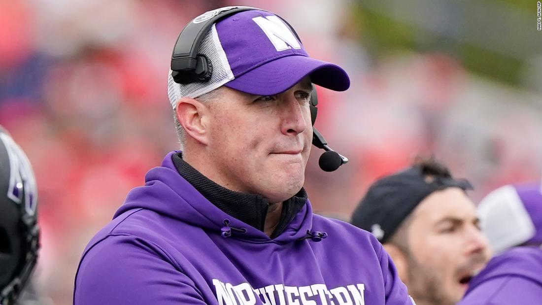 Northwestern president says he 'may have erred' in football coach's suspension following hazing allegations investigation