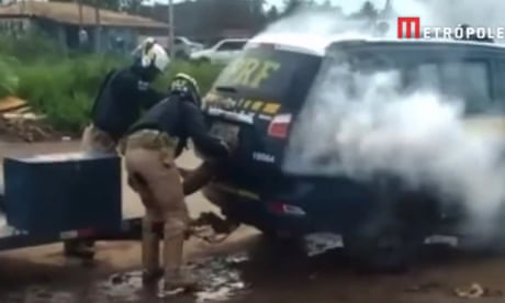 Outrage in Brazil as mentally ill Black man dies in police car ‘gas chamber’