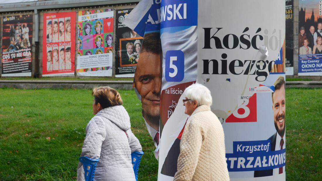 Poland's populist ruling party set to lose its majority, exit poll shows