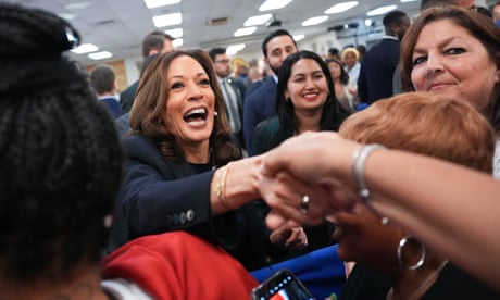 Polls show Kamala Harris building lead over Trump in 2024 election