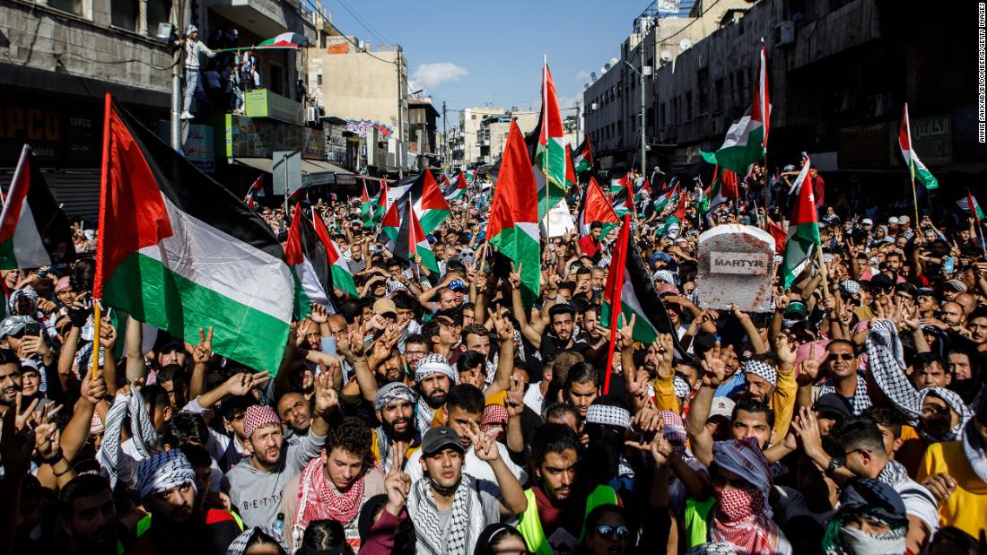 Protests across Mideast as US' Arab allies warn against pushing Palestinians out