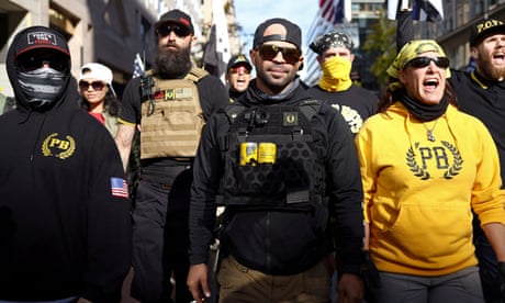 Proud Boys leader a scapegoat for Trump, attorney tells January 6 trial