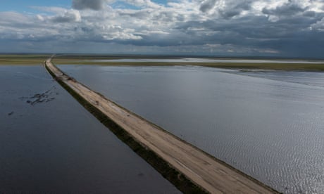 Rains bring California lake back from the dead: ‘We’re surrounded by water’