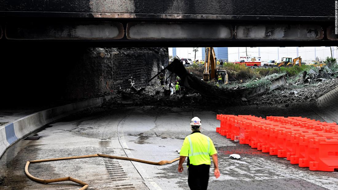 Rebuilding efforts following Philadelphia I-95 collapse will begin after demolition is completed Thursday, governor says