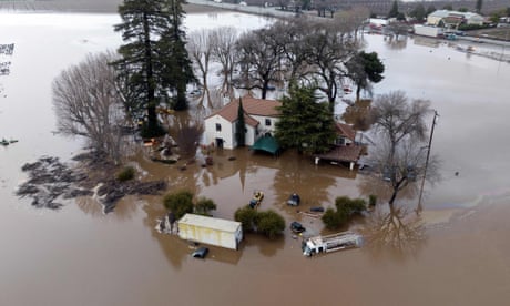 Relentless rainstorms have killed at least 15 people in California and forced thousands to evacuate