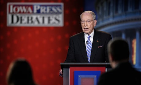 Republican Chuck Grassley vows to vote against a national abortion ban