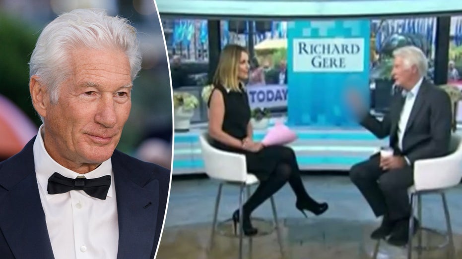 Richard Gere flashes 'obscene gesture' during live 'Today' interview